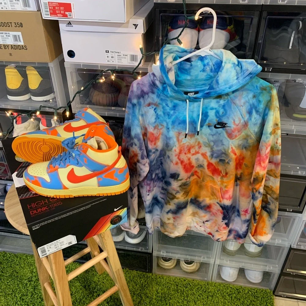 Nike Dunk High 1985 ACID wash🍊🥶 - Picture 3 of 5